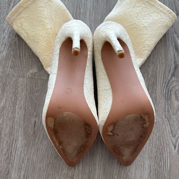 Lulu’s Lace Boots - Picture 5 of 9